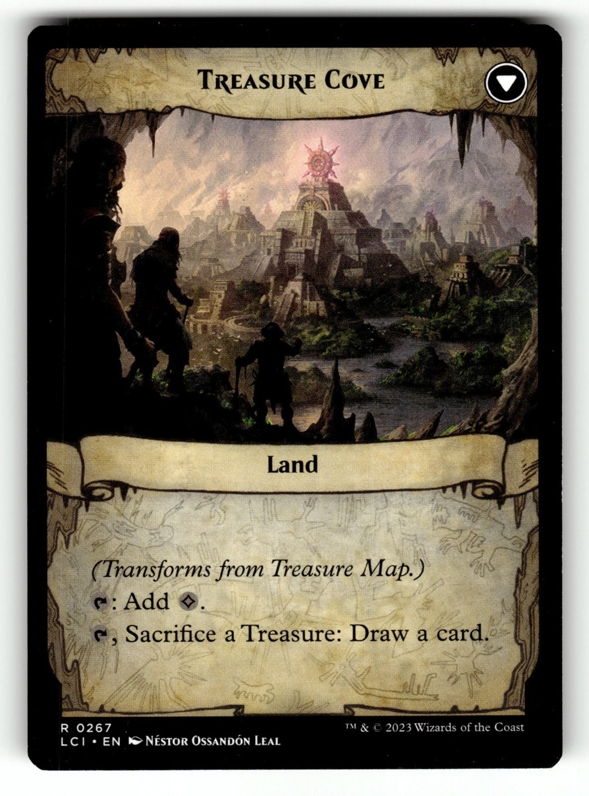 Treasure Map β 267 LCI: The Lost Caverns of Ixalan R NM (Back)