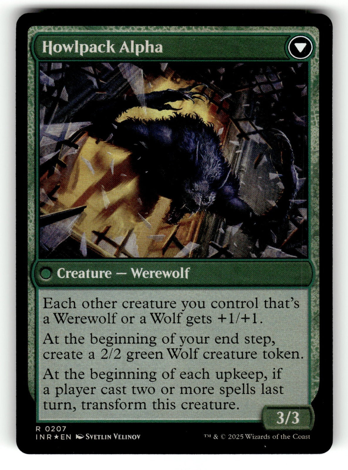 Mayor of Avabruck β 207 INR: Innistrad Remastered R Foil NM (Back)