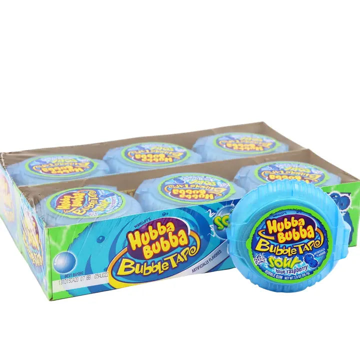Hubba Bubba Sour Blue Raspberry Bubble Tape