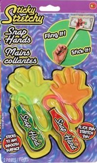 Sticky Stretchy Snap Hands 2-Piece by Ja-Ru Inc
