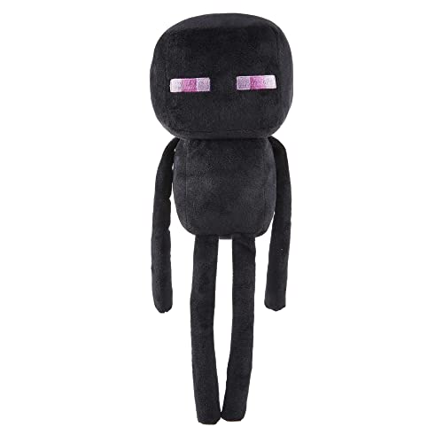 Mattel Minecraft Plush Enderman Character 8-in Plush Soft Doll, Video Game-Inspired Collectible Toy