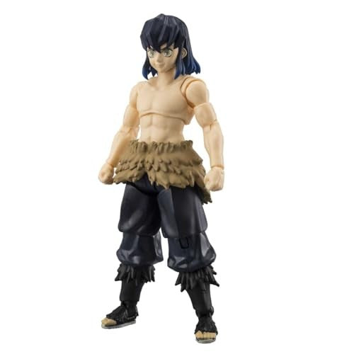 Bandai - Demon Slayer - Ultimate Legends - Inosuke Hashibira Without Mask Action Figure - COLLECTIBLES - Multicolor