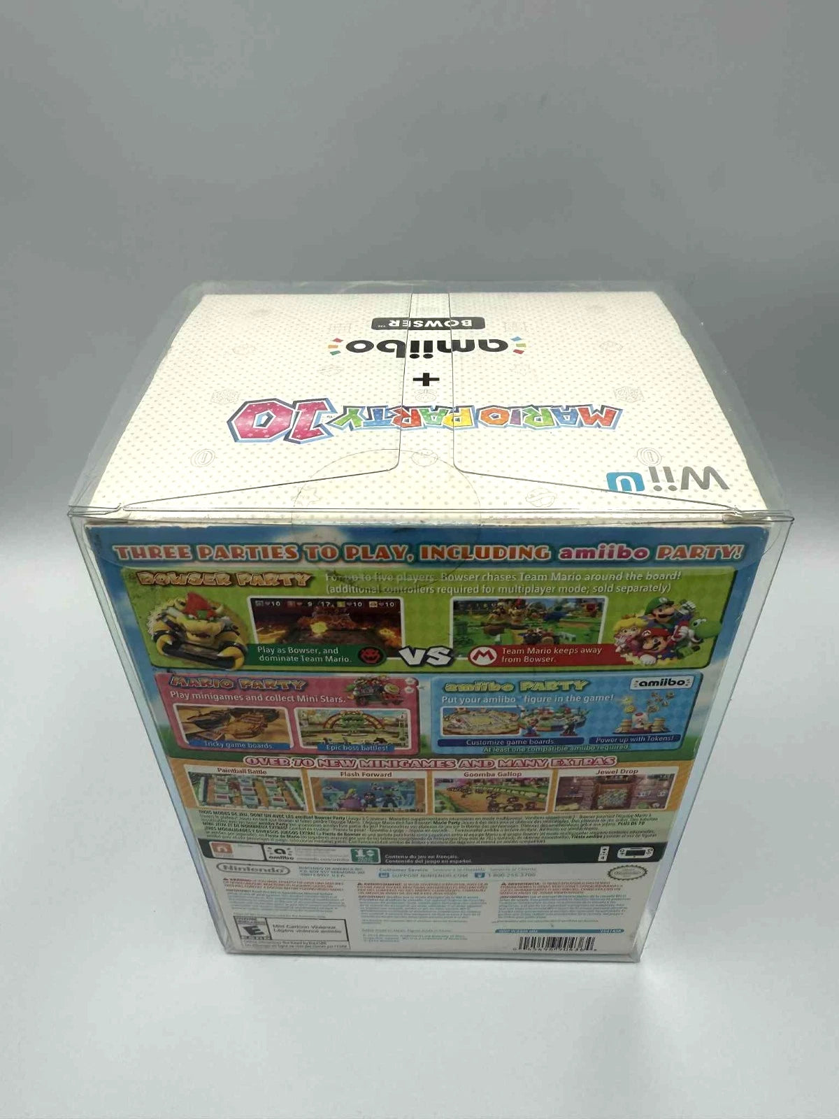 MARIO PARTY 10 + MARIO AMIIBO BUNDLE NINTENDO WII U SEALED NEW