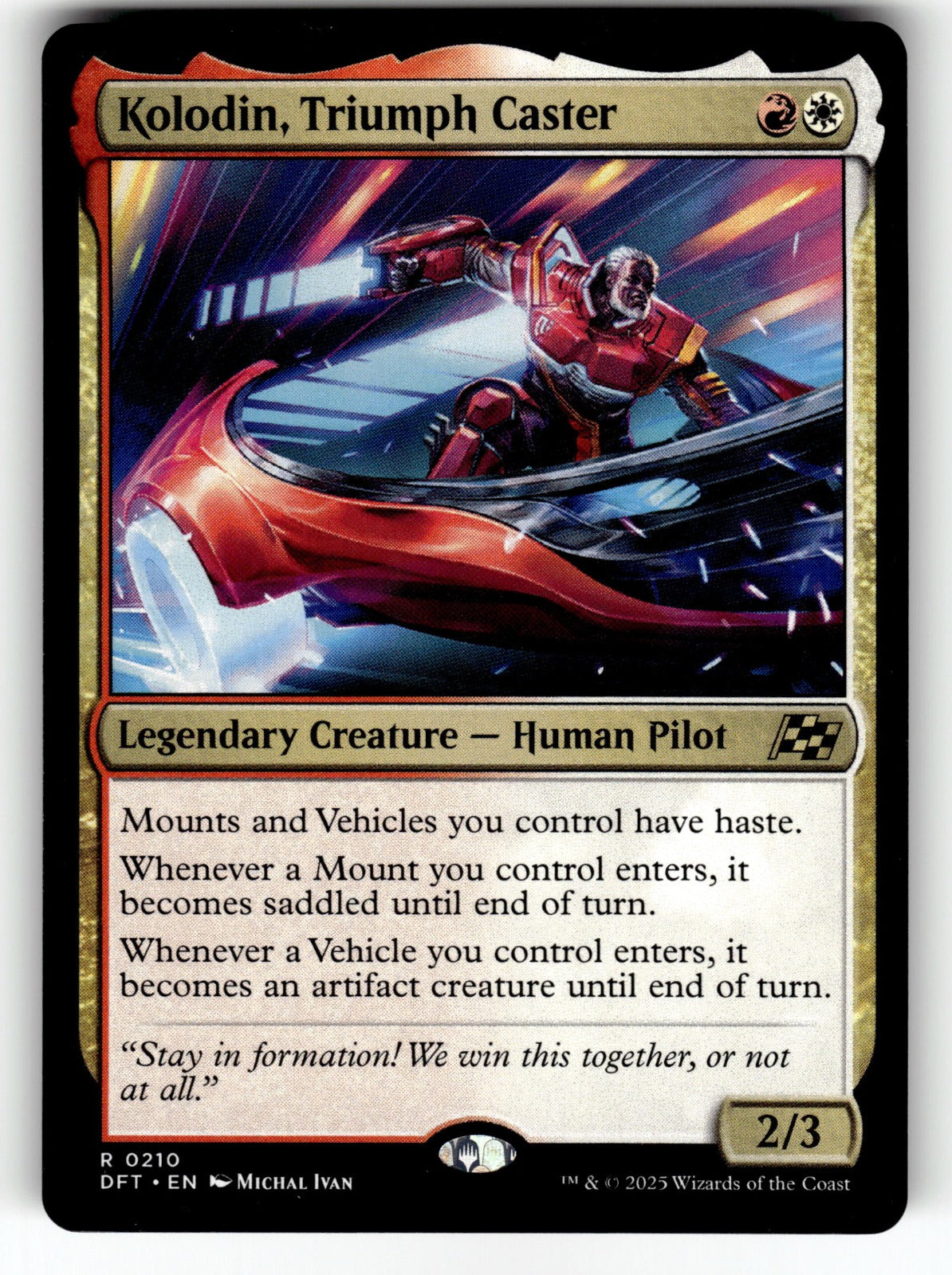 Kolodin, Triumph Caster – 210 DFT: Aetherdrift R NM
