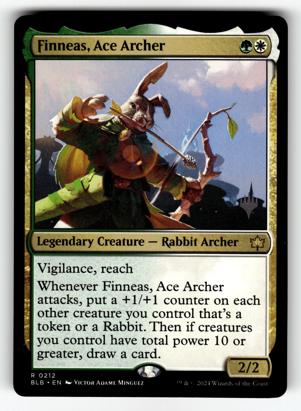Finneas, Ace Archer – 212 PPBLB: Promo Pack: Bloomburrow R NM