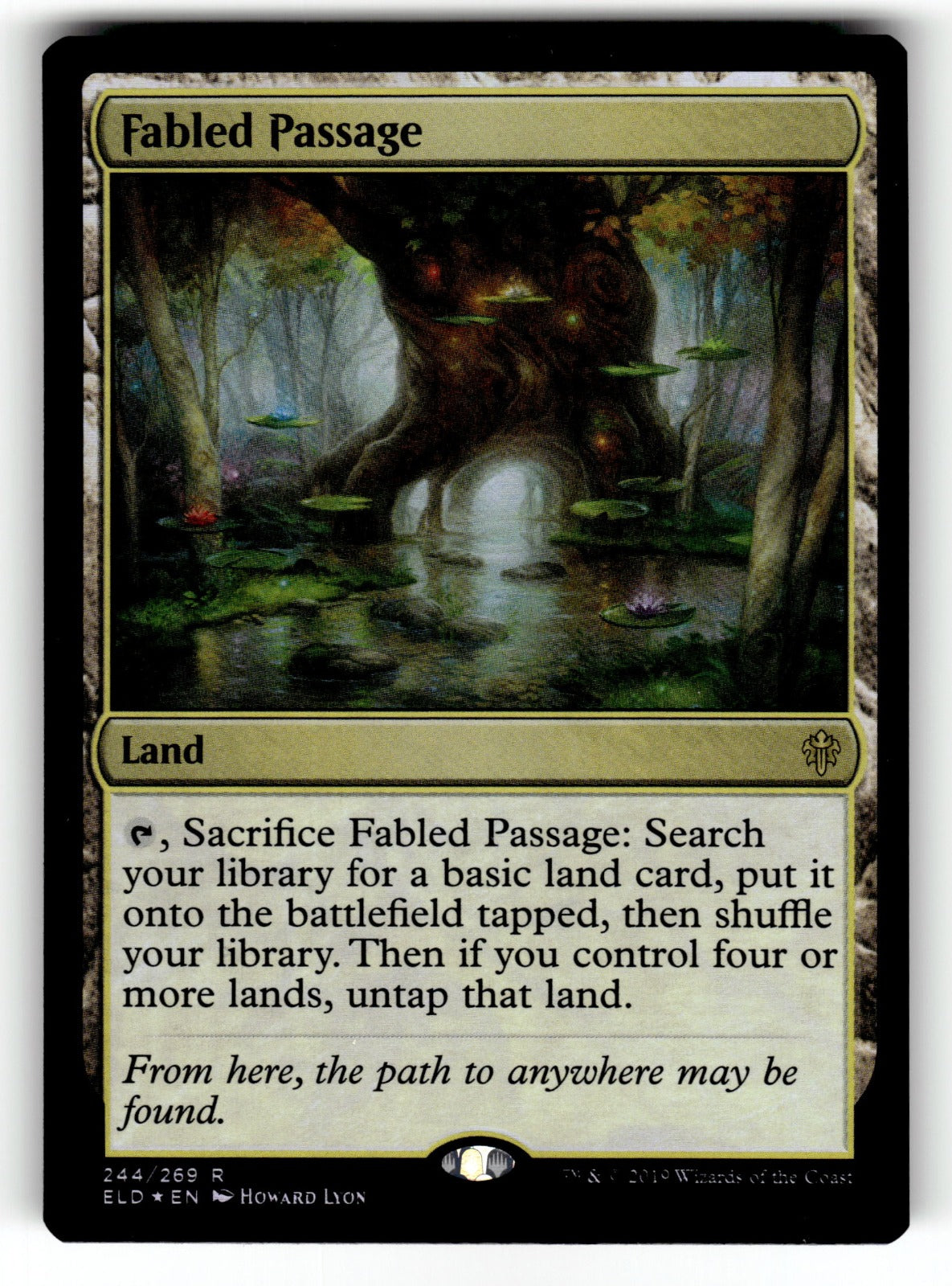 Fabled Passage – 244 ELD: Throne of Eldraine R Foil NM