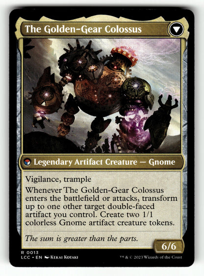 Tetzin, Gnome Champion – 13 LCC: Commander: The Lost Caverns of Ixalan R NM (Back)