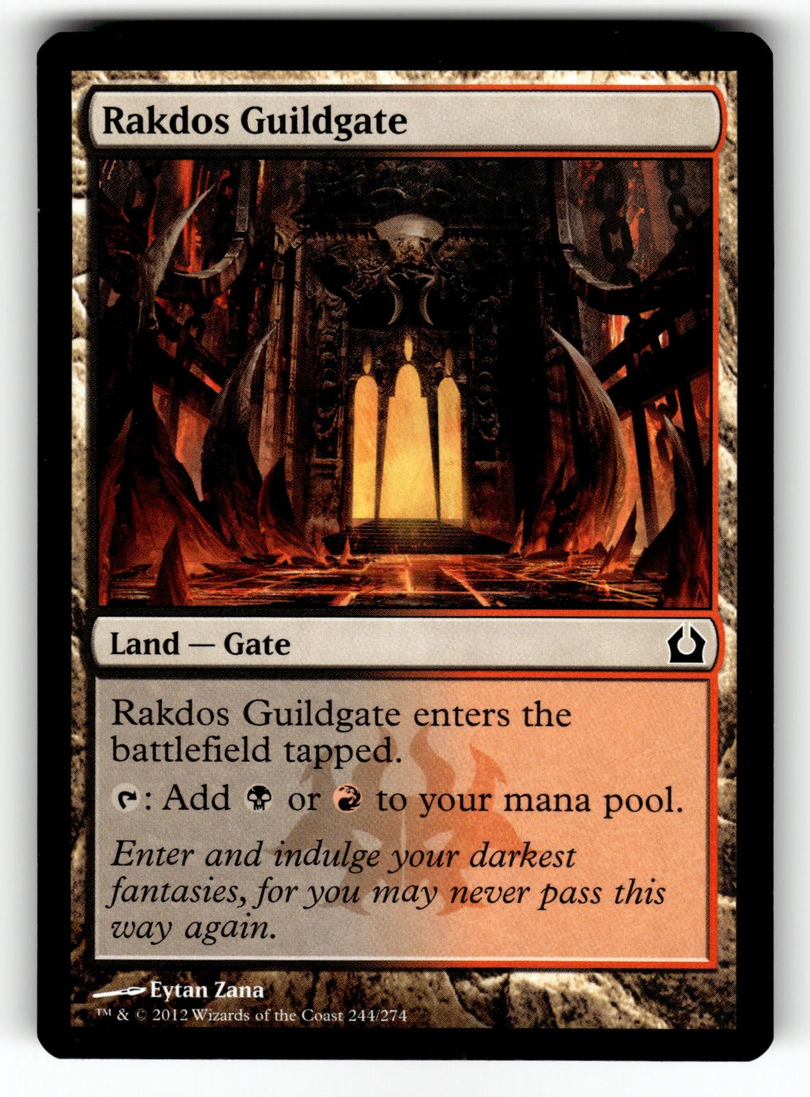 Rakdos Guildgate – 244 RTR: Return to Ravnica C NM