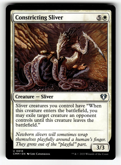 Constricting Sliver – 818 CMM: Commander Masters U NM