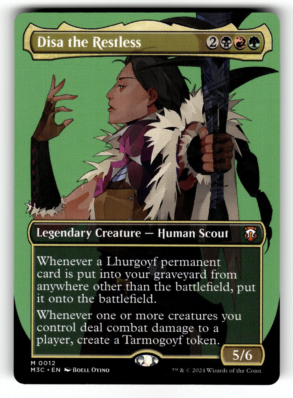 Disa the Restless (Borderless) – 12 M3C: Commander: Modern Horizons 3 M NM
