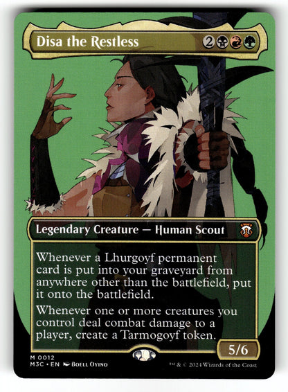 Disa the Restless (Borderless) – 12 M3C: Commander: Modern Horizons 3 M NM