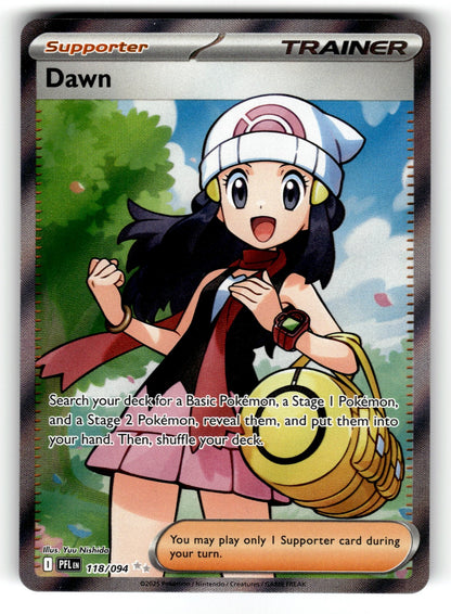 Dawn – 118/094 PFL: ME02: Phantasmal Flames Ultra Rare Holo NM