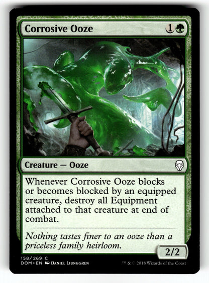 Corrosive Ooze – 158 DOM: Dominaria C NM