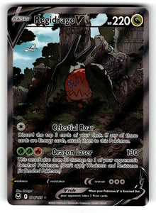 Regidrago V (Alternate Full Art) – 184/195 SWSH12: SWSH12: Silver Tempest Ultra Rare Holo NM