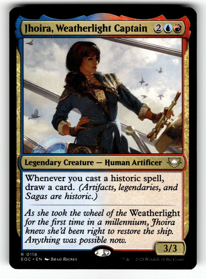 Jhoira, Weatherlight Captain – 118 EOC: Commander: Edge of Eternities R NM