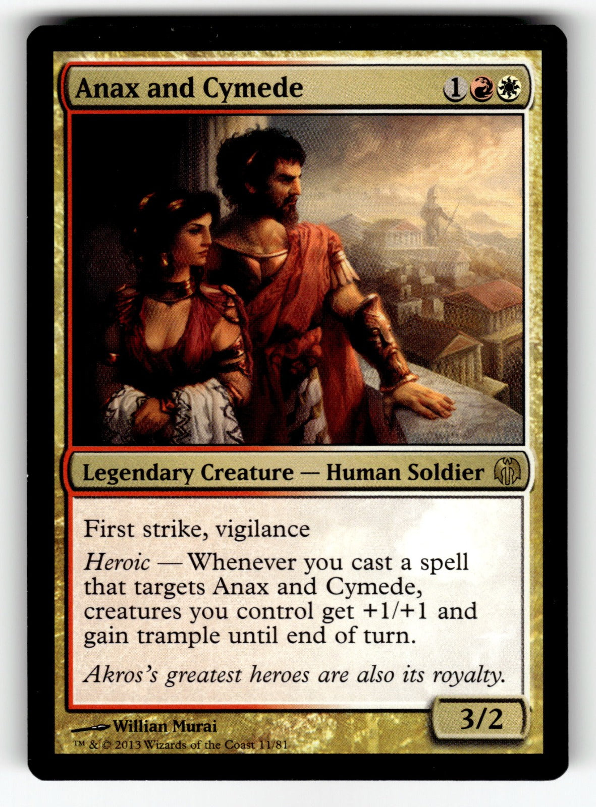 Anax and Cymede – 11 DDL: Duel Decks: Heroes vs. Monsters R LP