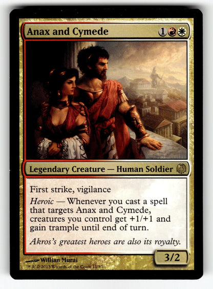 Anax and Cymede – 11 DDL: Duel Decks: Heroes vs. Monsters R LP