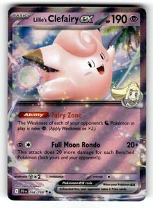 Lillie's Clefairy ex – 056/159 JTG: SV09: Journey Together Double Rare HoloNM