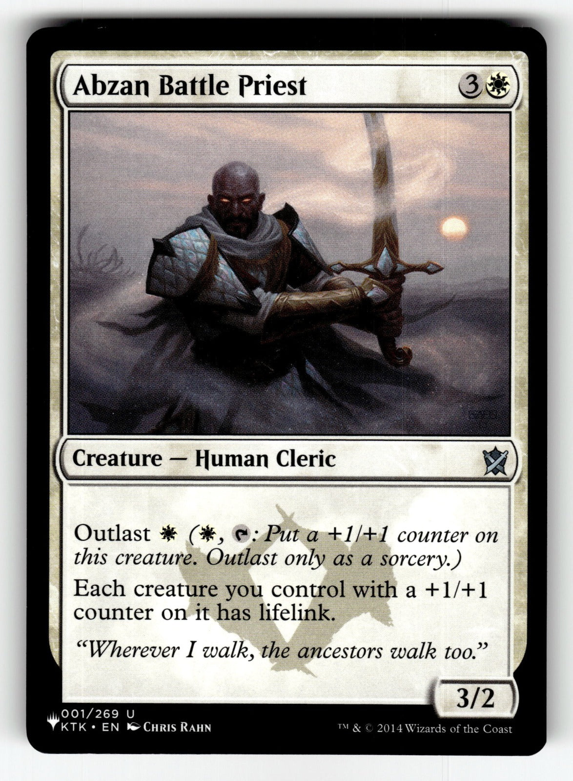 Abzan Battle Priest – 001/269 LIST: The List Reprints U NM