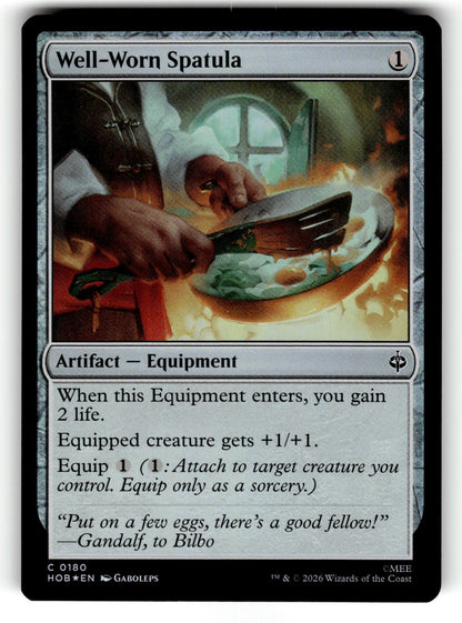 Well-Worn Spatula – 180 HOB: The Hobbit C Foil NM