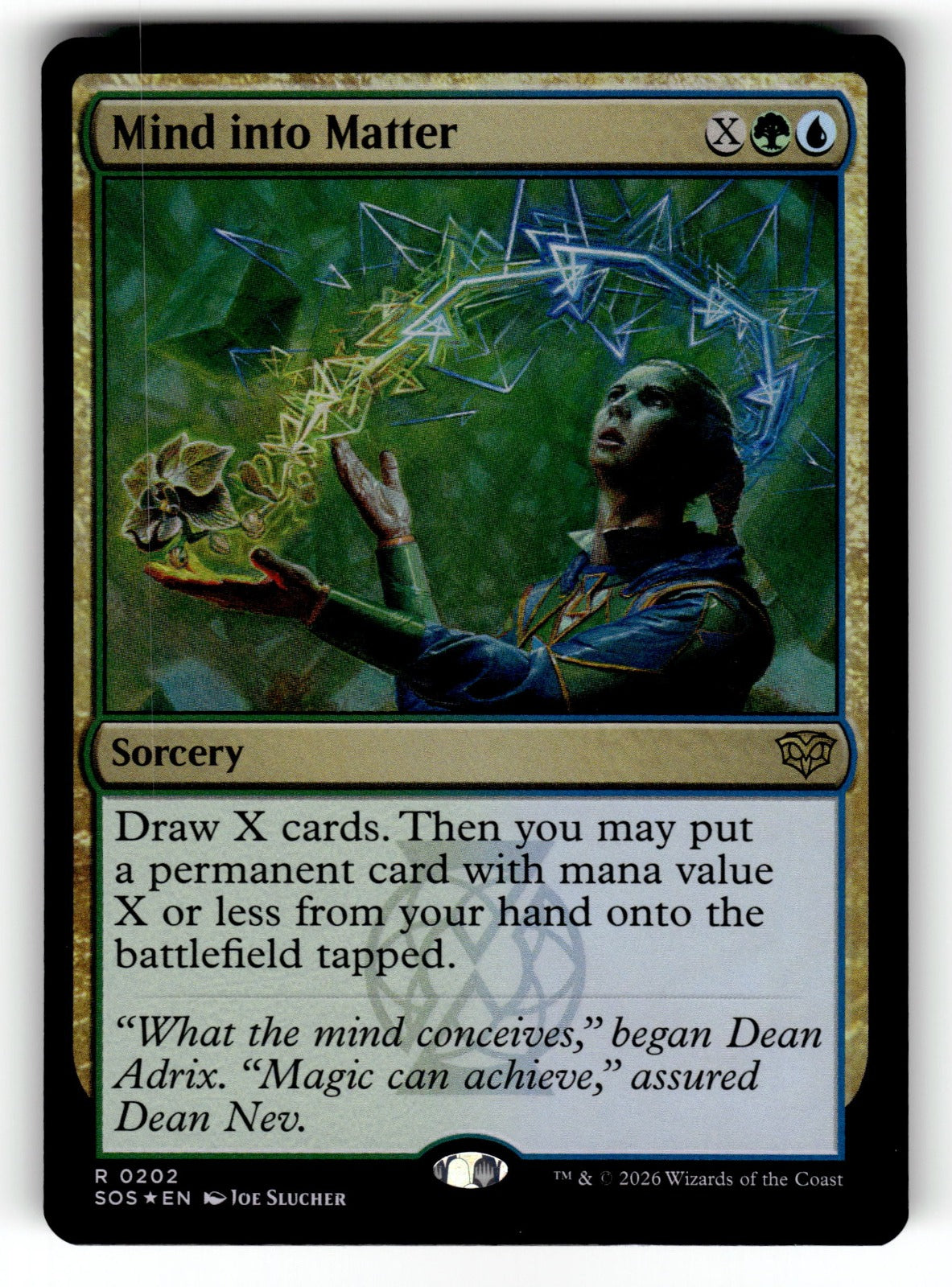 Mind into Matter – 202 SOS: Secrets of Strixhaven R Foil NM