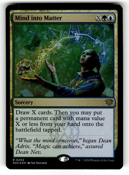Mind into Matter – 202 SOS: Secrets of Strixhaven R Foil NM