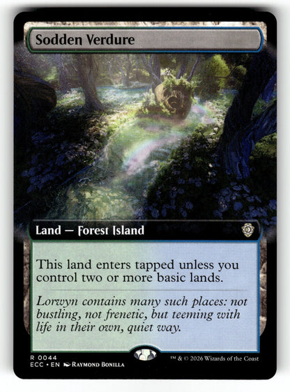 Sodden Verdure Extended Art – 44 ECC: Commander: Lorwyn Eclipsed R NM
