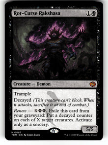 Rot-Curse Rakshasa – 87 TDM: Tarkir: Dragonstorm M NM