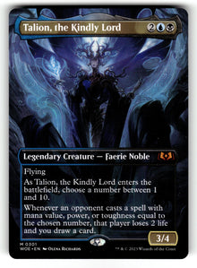 Talion, the Kindly Lord (Borderless) – 301 WOE: Wilds of Eldraine M NM
