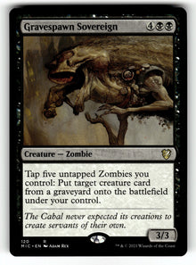 Gravespawn Sovereign – 120 MIC: Commander: Innistrad: Midnight Hunt R NM