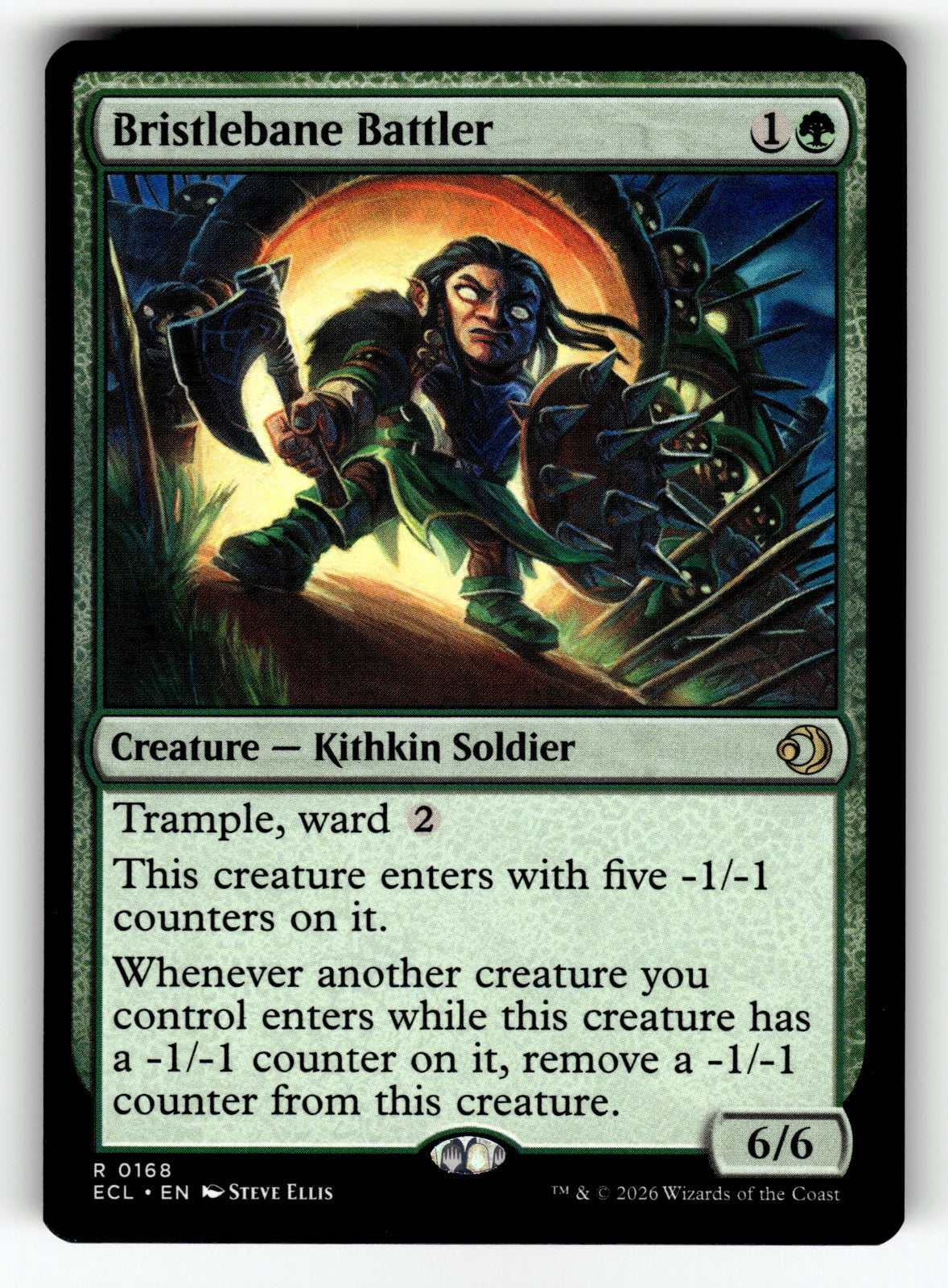 Bristlebane Battler – 168 ECL: Lorwyn Eclipsed R NM