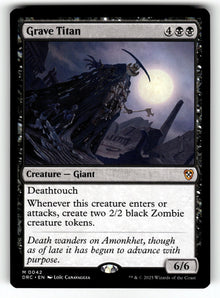 Grave Titan – 42 DRC: Commander: Aetherdrift M NM