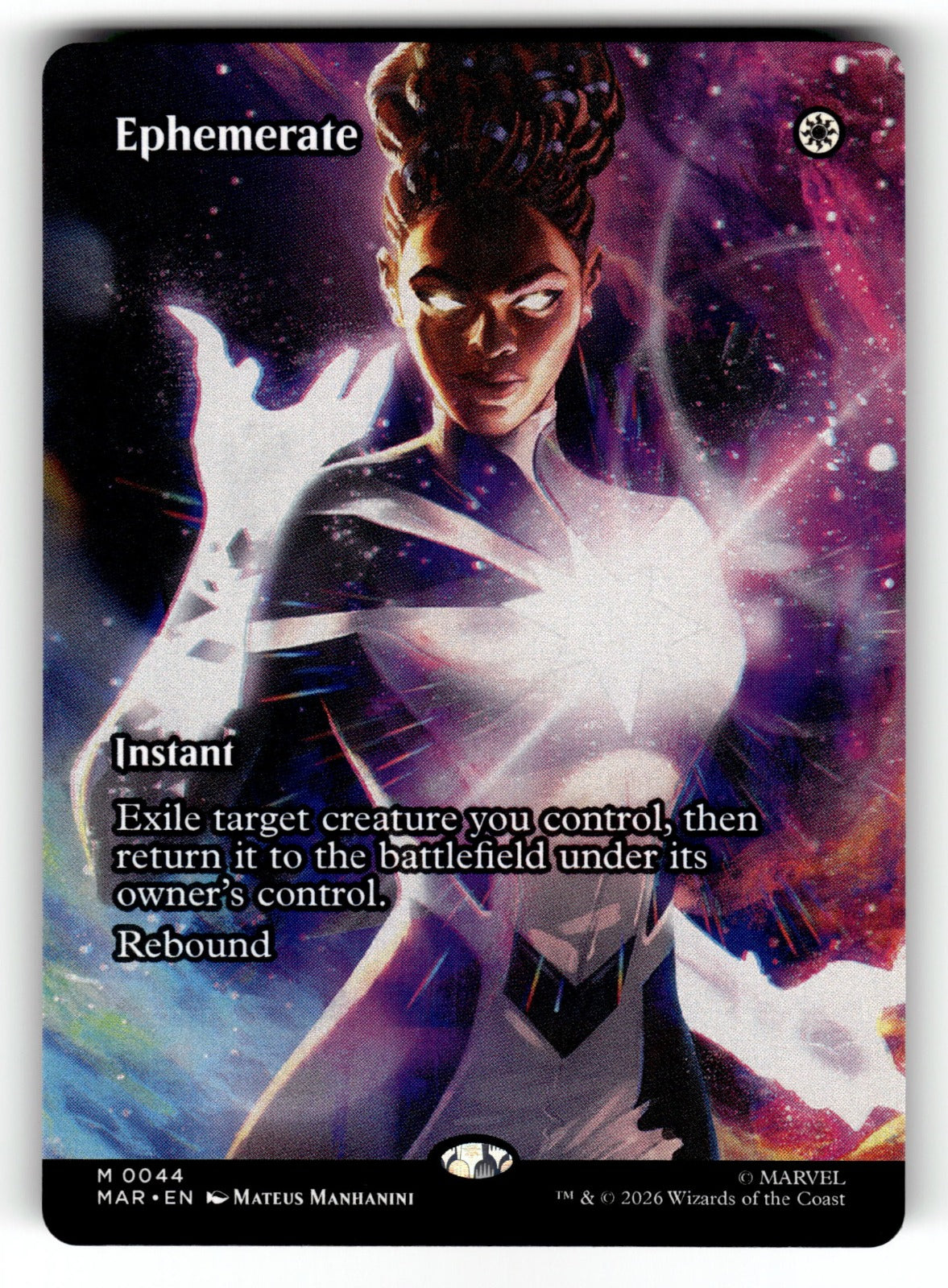 Ephemerate (Borderless) – 44 MAR: Marvel Universe Eternal-Legal M NM