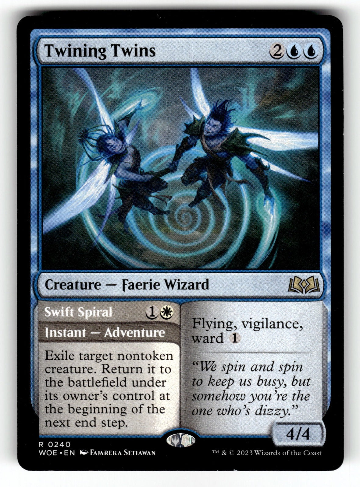 Twining Twins – 240 WOE: Wilds of Eldraine R NM