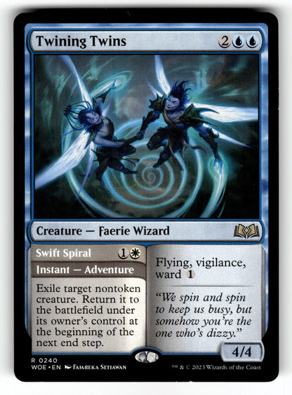 Twining Twins – 240 WOE: Wilds of Eldraine R NM