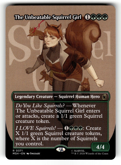 The Unbeatable Squirrel Girl (Borderless) – 371 MSH: Marvel Super Heroes R LP