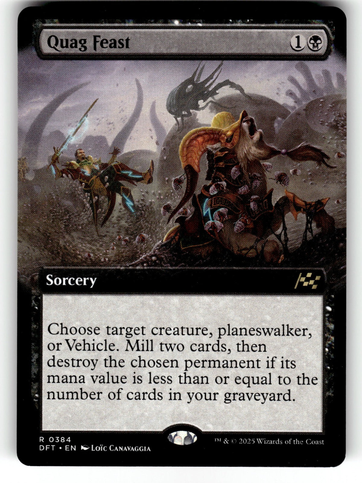 Quag Feast (Extended Art) – 384 DFT: Aetherdrift R NM