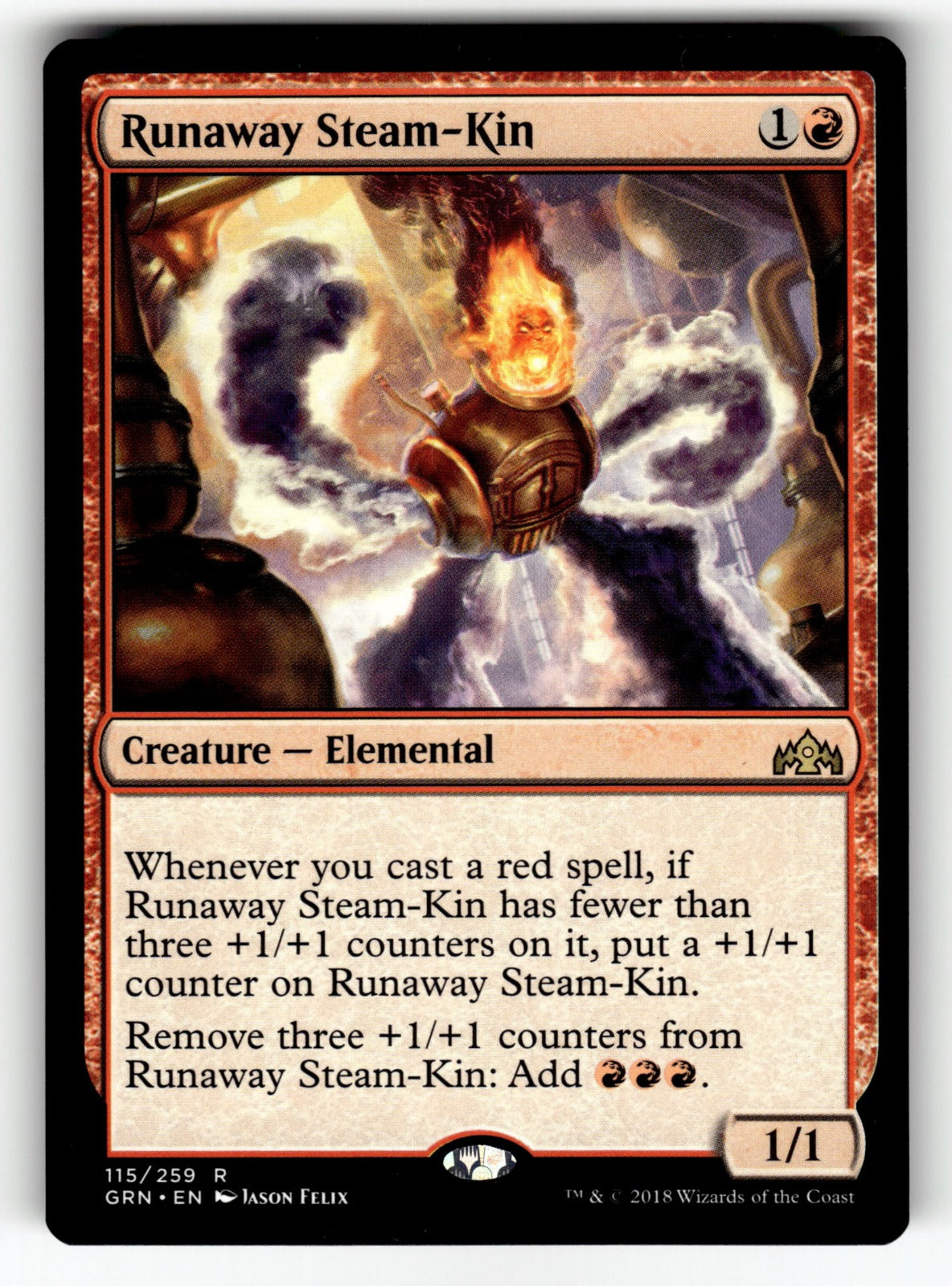 Runaway Steam-Kin – 115 GRN: Guilds of Ravnica R NM