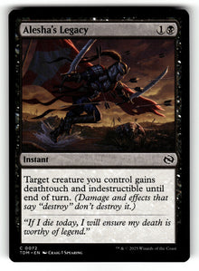 Alesha's Legacy – 72 TDM: Tarkir: Dragonstorm C NM
