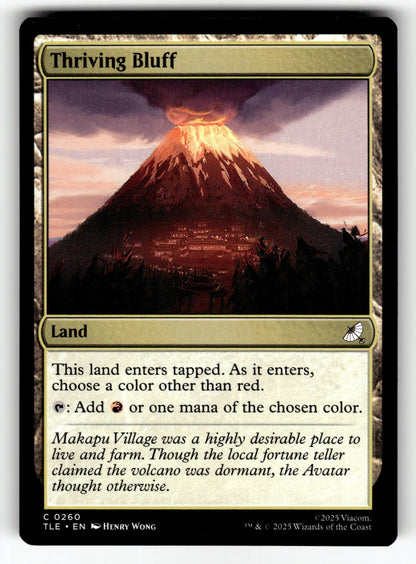 Thriving Bluff – 260 TLE: Avatar: The Last Airbender: Eternal-Legal C NM