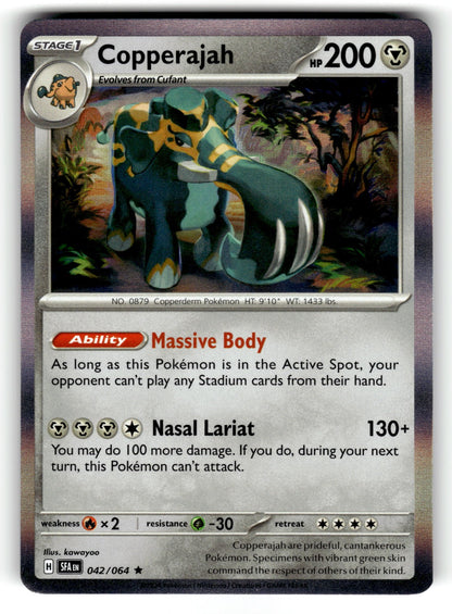 Copperajah – 042/064 SFA: SV: Shrouded Fable Rare Holo NM