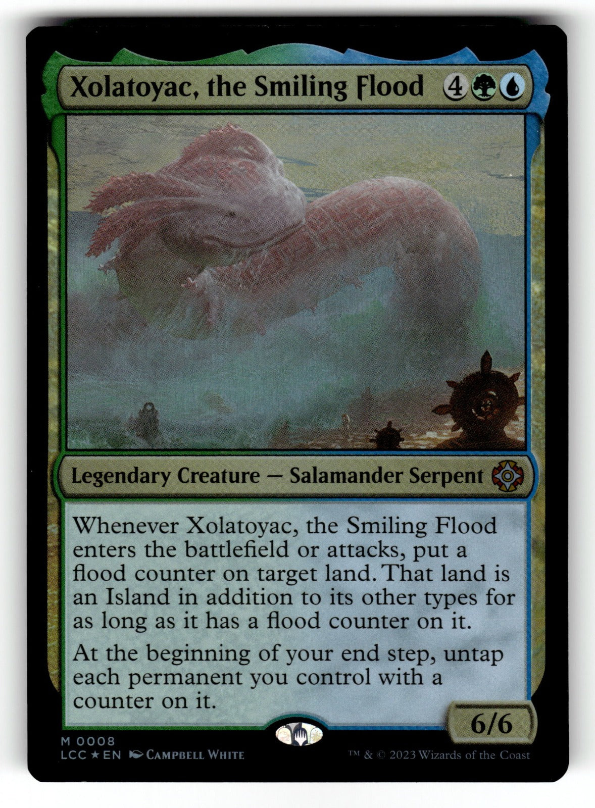 Xolatoyac, the Smiling Flood – 8 LCC: Commander: The Lost Caverns of Ixalan M Foil NM