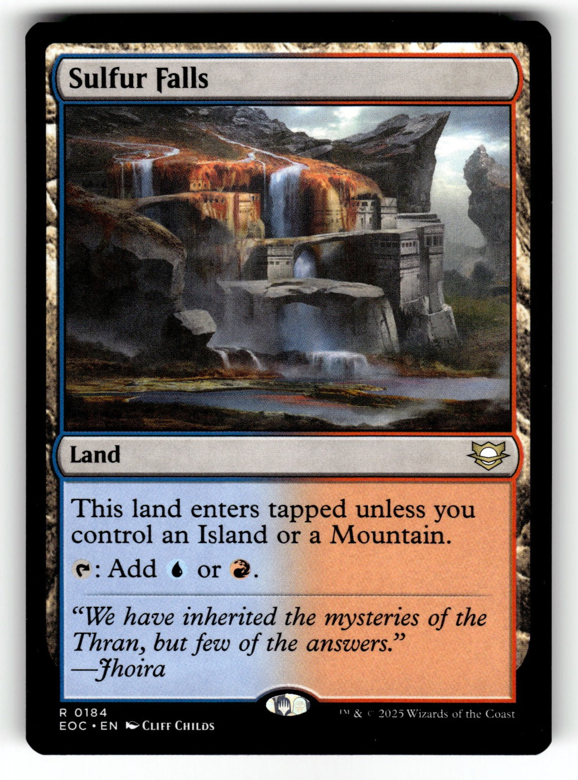 Sulfur Falls – 184 EOC: Commander: Edge of Eternities R LP