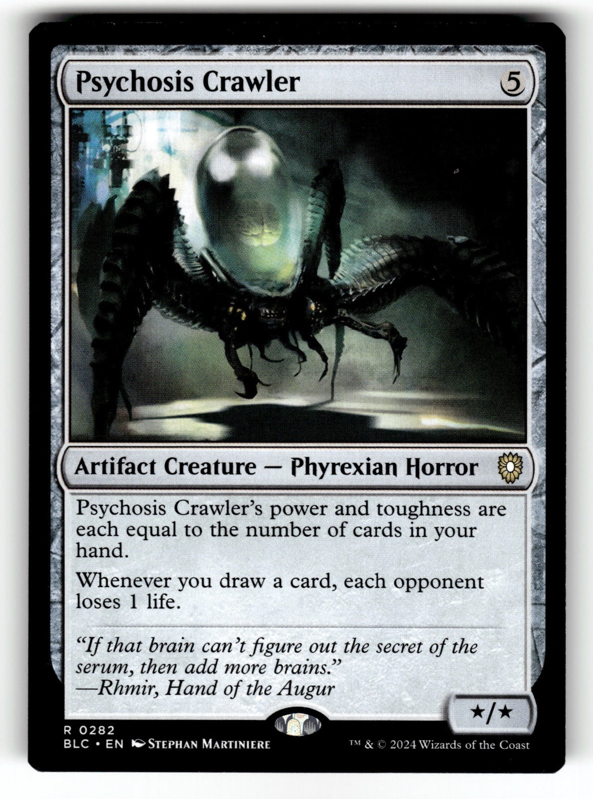 Psychosis Crawler – 282 BLC: Commander: Bloomburrow R NM