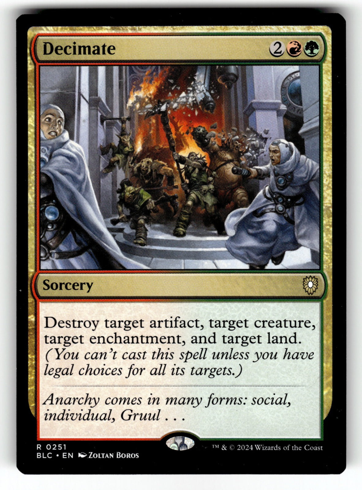 Decimate – 251 BLC: Commander: Bloomburrow R LP