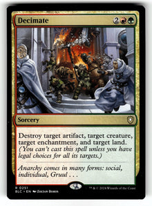 Decimate – 251 BLC: Commander: Bloomburrow R LP