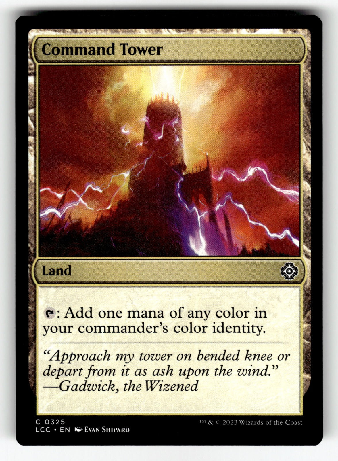 Command Tower – 325 LCC: Commander: The Lost Caverns of Ixalan C LP