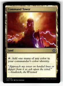 Command Tower – 325 LCC: Commander: The Lost Caverns of Ixalan C LP