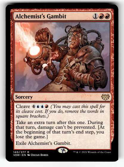 Alchemist's Gambit – 140 VOW: Innistrad: Crimson Vow R LP