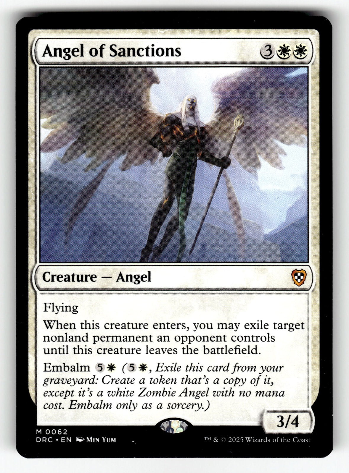 Angel of Sanctions – 62 DRC: Commander: Aetherdrift M NM